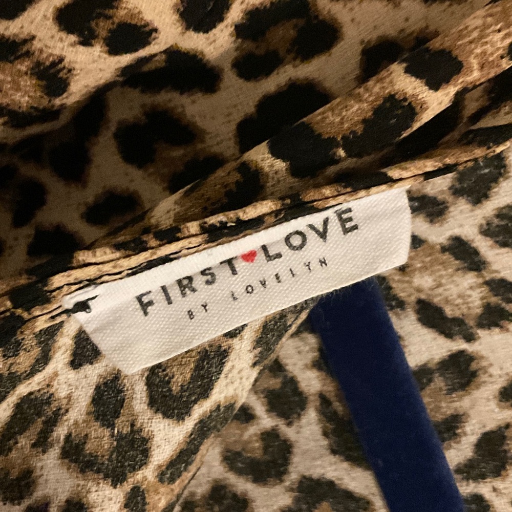 2 Leopard Print Ruffle Blouses - Picture 8 of 8